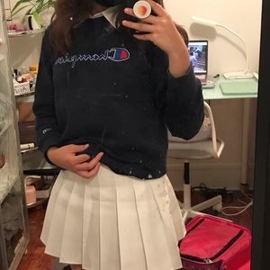 XS White tennis skirt